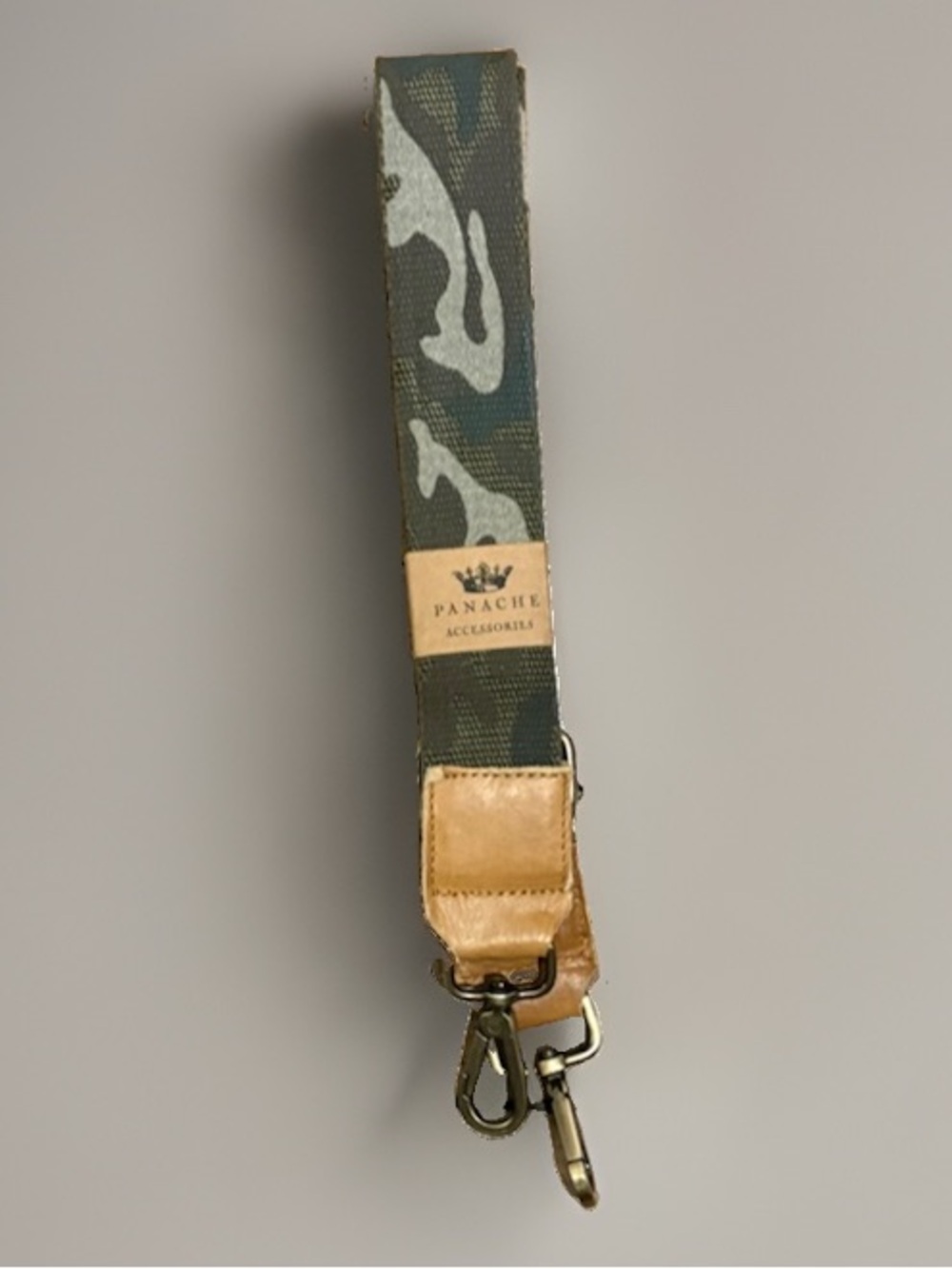 Panache adjustable bag strap to use on any interchangeable purse Camo NWT